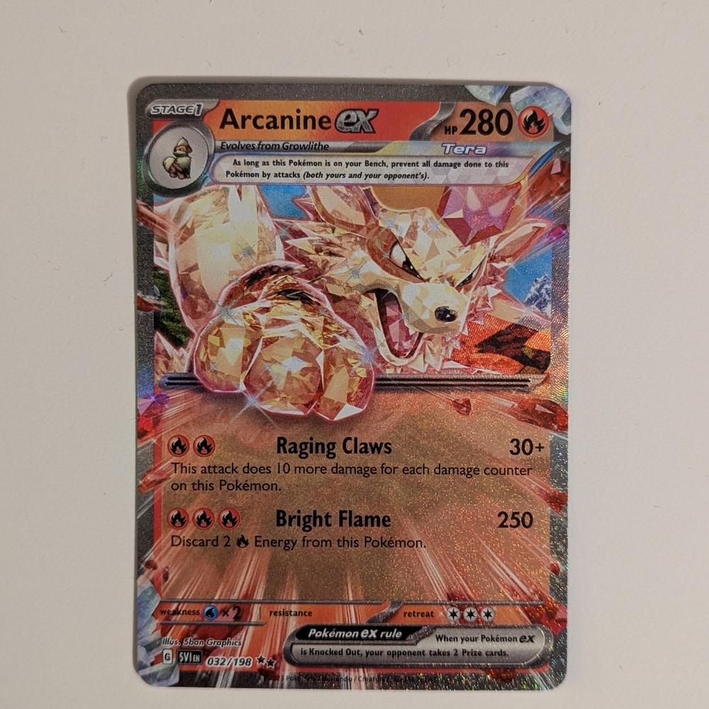 Arcanine GX Pokémon Card